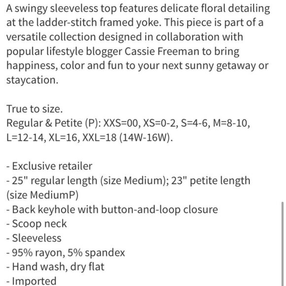 NWT Gibson Red or Blue Floral Yoke Tops - Picture 6 of 16